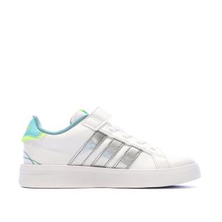 Baskets Blanche Fille Adidas Grand Court 3.0 Girls vue 0