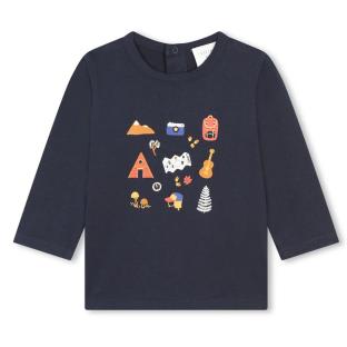T-shirt Navy Baby Boy Carrément Beau Y30286 Photo of the Espace des Marques %store% store - view of %key%