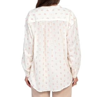 An'ge Ambre Women's Ecru/Rose Shirt Photo of the Espace des Marques %store% store - view of %key%
