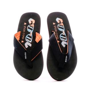 Tongs Noir Garçon Cool Shoe DONY BOY vue 0