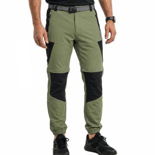 Pantalones de senderismo fluidos verdes para hombre Lhotse Silvio ver 0