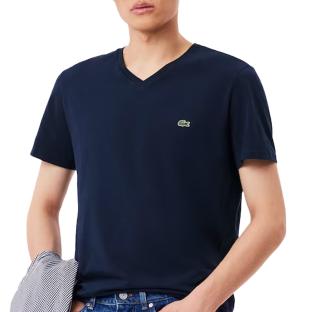T-shirt Marine Homme Lacoste TH6710001 vue 0