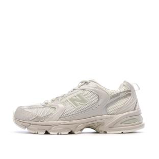 New Balance 530 Baskets Ecru Mixte vue 0