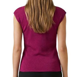 T-Shirt Violet Femme Morgan DIVALI vue 0
