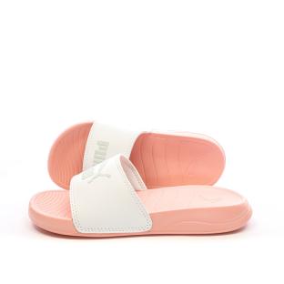 Claquettes Blanches/Roses Fille Puma 20 372313-34 vue 0
