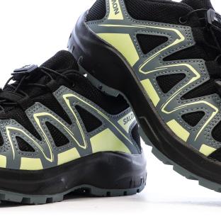 Chaussures de randonnés Noires/Jaunes Homme Salomon Piccolo vue 0
