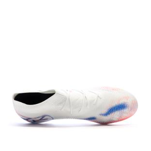Chaussures de football Blanches/Oranges Homme Puma Future 8 Match vue 0