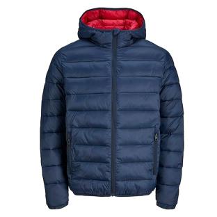 Chaqueta de pluma Jack &amp; Jones Wilsons Azul Marino/Rojo, Hombre ver 0
