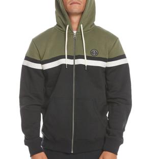 Quiksilver Surf Herren-Sweatshirt in Schwarz/Khaki/Weiß Ansicht 0
