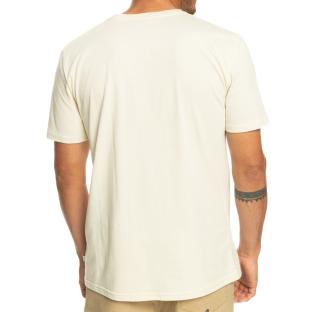 Weißes Quiksilver Surfadelicastri Herren-T-Shirt Ansicht 0