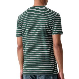 Tommy Hilfiger Men’s Green Striped T-shirt Photo of the Espace des Marques %store% store - view of %key%