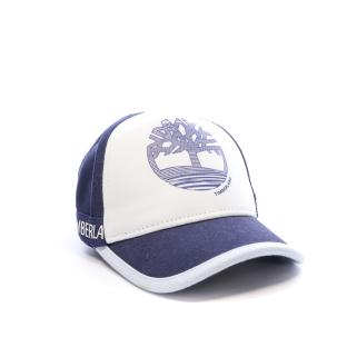 Weiße/marineblaue Kappe für Jungen – Timberland T91276 Ansicht 0