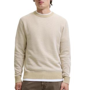 Jersey beige para hombre Jack & Jones Globe Knit ver 0
