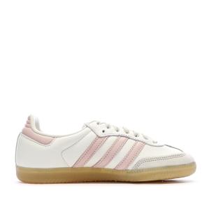 Adidas Women’s Samba Trainers in Beige/Pink Photo of the Espace des Marques %store% store - view of %key%