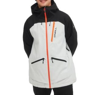 Manteau de ski Écru/Noir Homme O'Neill Total Disorder vue 0