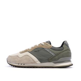 Baskets Kaki Homme Pepe jeans London Mind vue 0
