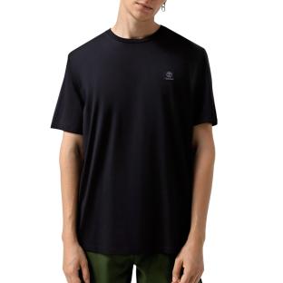 Timberland Herren-T-Shirt in Schwarz mit Aufnäher am Ärmel Ansicht 0