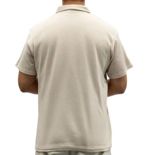 Polo beige para hombre de Paname Brothers, de felpa ver 0