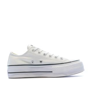 Baskets compensées Blanches femme Converse All Star vue 0