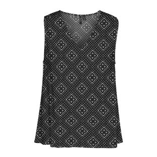 Blouse Noir/Blanc à Motifs Femme Vero Moda Easy Joy vue 0