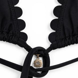 Top de bañador negro para mujer Grain de Sable Alexa ver 0