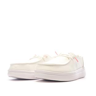 Chaussures Blanches Femme Hey Dude Wendy Rise vue 0