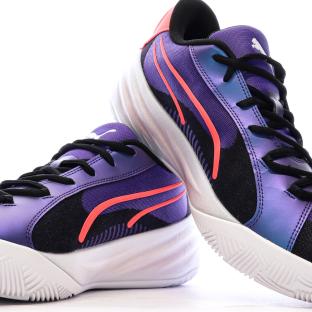 Chaussures Indoor Violettes/Roses Homme Puma All-pro Nitro vue 0