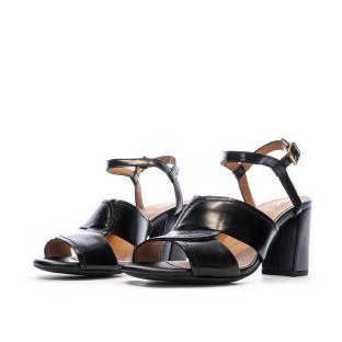 Sandales Noires Femme Geox Neraklia vue 0