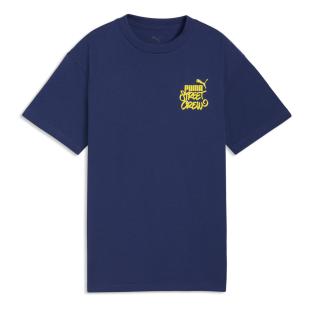 Puma Relaxed T-Shirt für Jungen in Marineblau Ansicht 0
