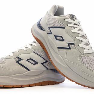 Baskets Grises Homme Lotto Twenty6 vue 0