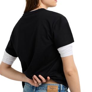 T-Shirt Noir Femme Pepe jeans Bema vue 0