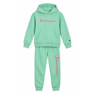 Ensemble Vert D’Eau Enfant Champion Hoodie vue 0