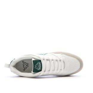 Baskets Blanches/Beiges/Vert Homme Kappa Logo Manis vue 0