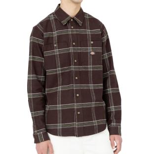Chemise Marron/Vert Homme Dickies Warrenton vue 0