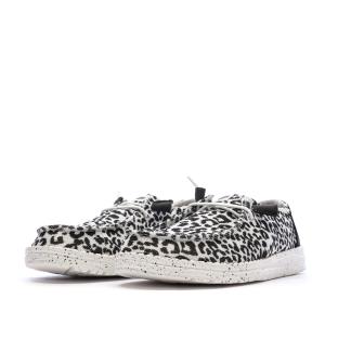 Hey Dude Blackgrey Women’s Black/White Shoes Photo of the Espace des Marques %store% store - view of %key%