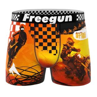 Boxer masculino negro/amarillo Freegun Cross ver 0