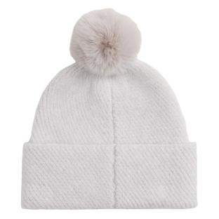 Bonnet Gris Femme Tommy Hilfiger Th Pom Pom vue 0
