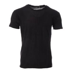 T-Shirt Schwarz Mann Paname Brothers TED Ansicht 0