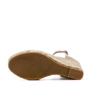 Sandalias compensadas Beppi Mujer Marron/Flor ver 0