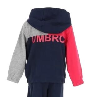 Umbro Boy's Navy/Red/Grey Gam Zipper Sweatshirt Ansicht 0