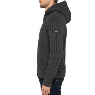 Veste en Sherpa Zippé GriseHomme Schott PLENZO vue 0