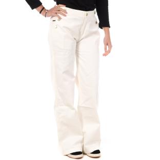 Jean Droit Blanc Femme Kaporal JAEL vue 0