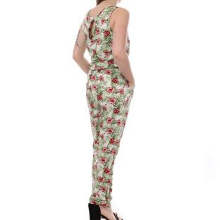 Combinaison Blanche/Fleurs Femme Vero Moda Easy vue 0