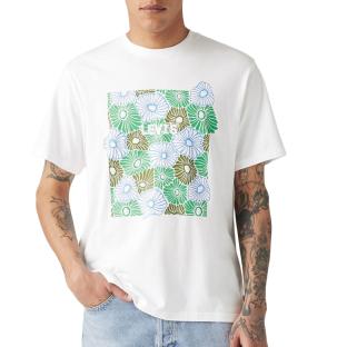 T-shirt Blanc/Vert Homme Levi's Graphic Tees vue 0