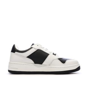Baskets Blanches/Noires Homme Tommy Hilfiger Tjm Retro Basket vue 0