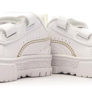 Baskets Blanches Fille Puma Stitching vue 0
