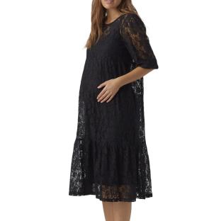 Robe de Grossesse Noir Femme Vero Moda Marternity Calf vue 0