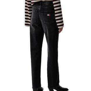 Schwarze Straight-Fit-Jeans für Damen von Tommy Hilfiger, Modell „Layla“ Ansicht 0