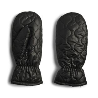 Moufles Noir Femme Pieces Mittens vue 0