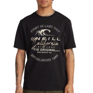 T-Shirt Noir Homme O'Neill Cali Wave vue 0